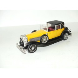 DUESEMBERG 1921 Coupe de ville Jaune DUGU MINIAUTOTOYS 1:43 sans boite