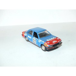 PEUGEOT 505 SRD N°52 RALLYE MONTE CARLO 1981 DORCHE sur base SOLIDO 1:43 sans boite