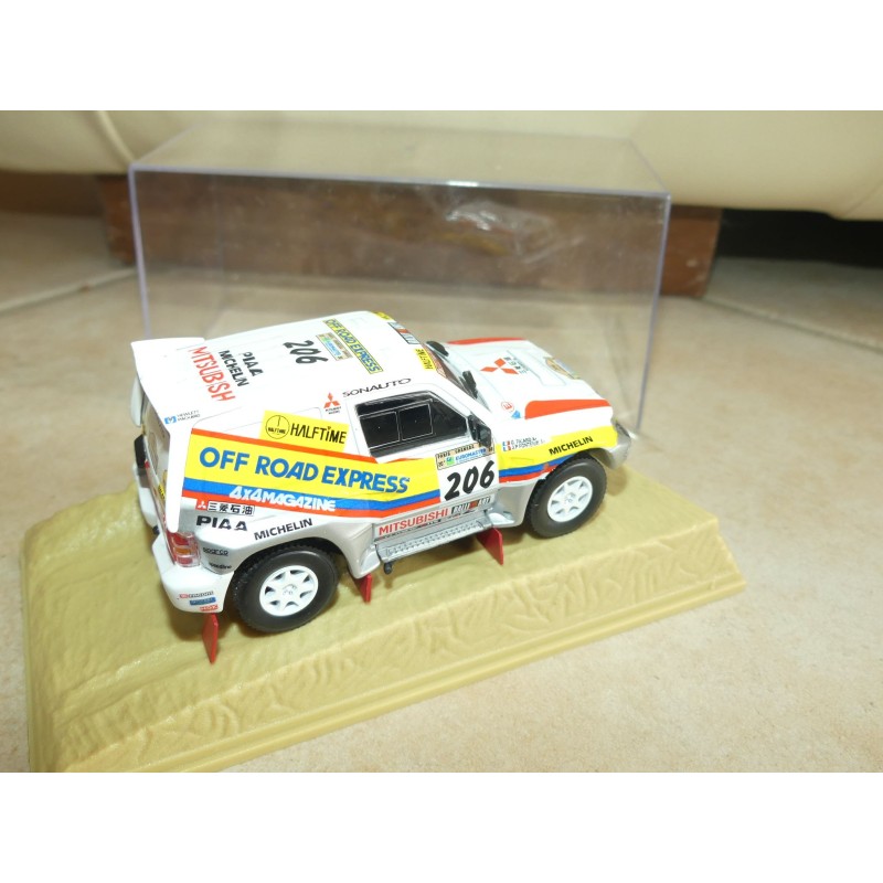 MITSUBISHI PAJERO NÂ°206 RALLYE PARIS DAKAR 1998 FONTENAY NOREV 1:43