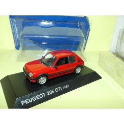 PEUGEOT 205 GTi 1,9 L 1989 Rouge NOREV 1:43 blister