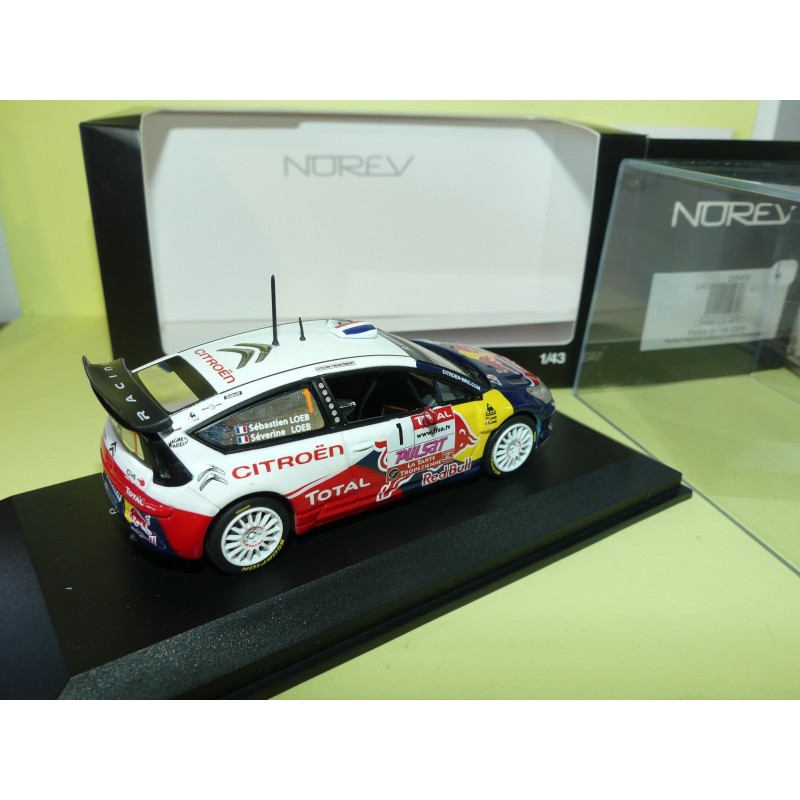 Norev 1/43 Scale 155431 - Citroen C4 WRC Rallye du Var #1 Loeb