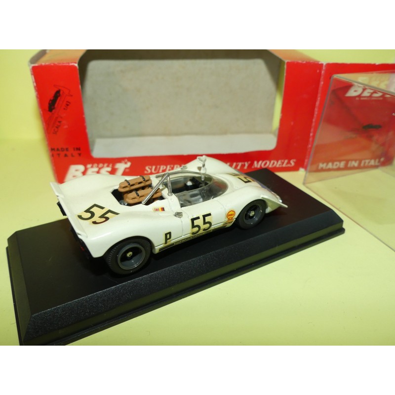 PORSCHE 908/2 N°55 BRANDS HATCH 1969 BEST 9043 1:43 2ème imperfection