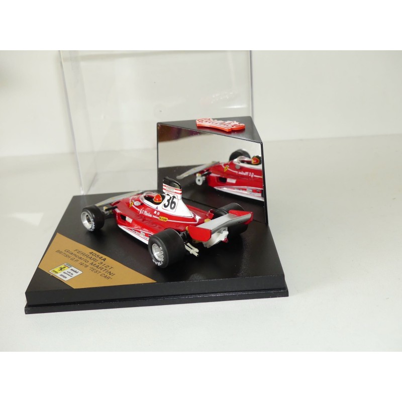 FERRARI 312 T GP D'ANGLETERRE 1976 G. MARTINI QUARTZO 4054A 1:43 Test Car