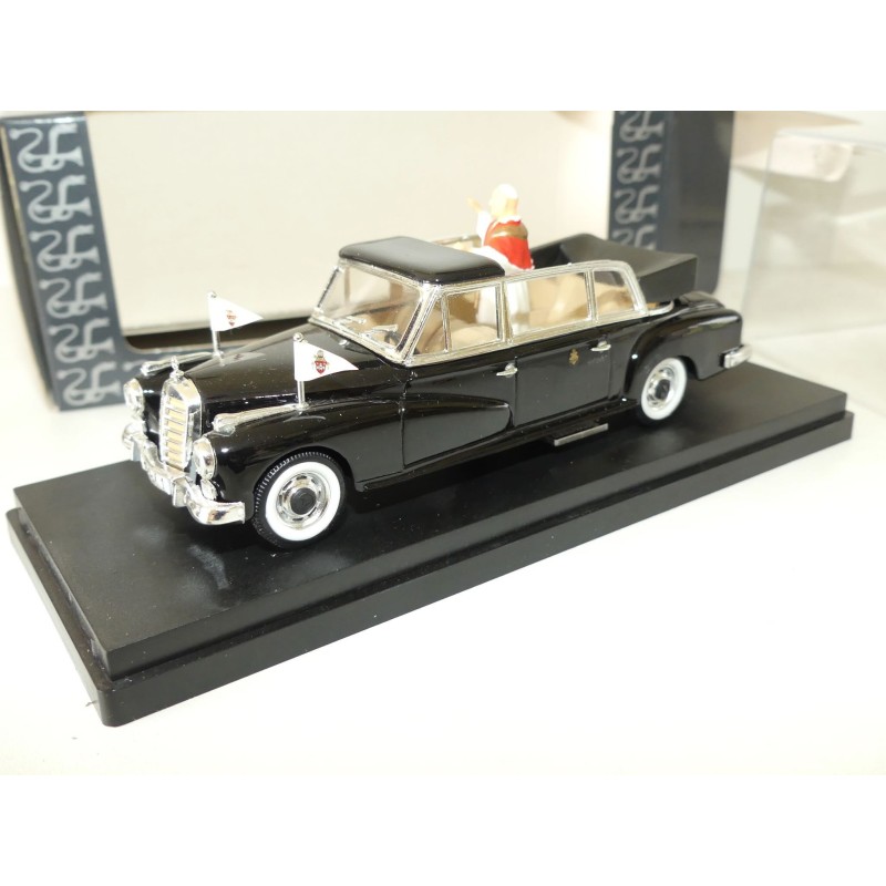 MERCEDES 300 D LIMOUSINE 1960 PAPOMOBILE POPE GIOVANNI XXIII RIO 100/P 1:43