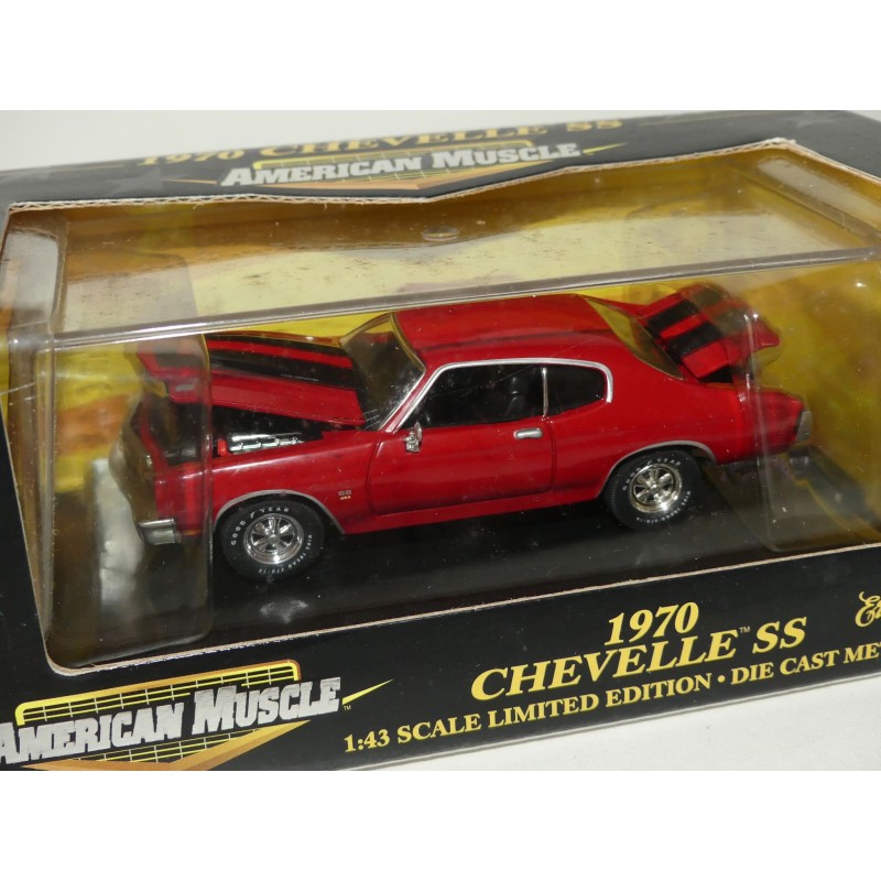 CHEVELLE SS 1970 Rouge AMERICAN MUSCLE ERTL COLLECTIBLE 1 43 of ref